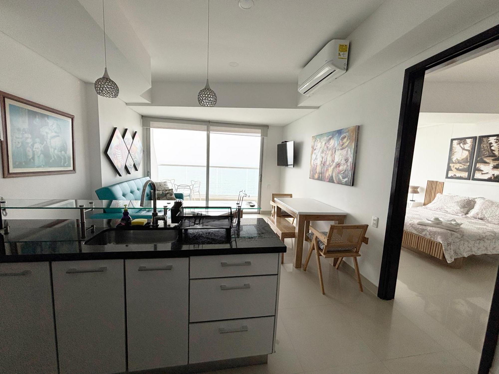 Apartamento Palmetto Eliptic Lujo En Piso Alto Con Vista Al Mar Y Ciudad Amurallada Cartagena