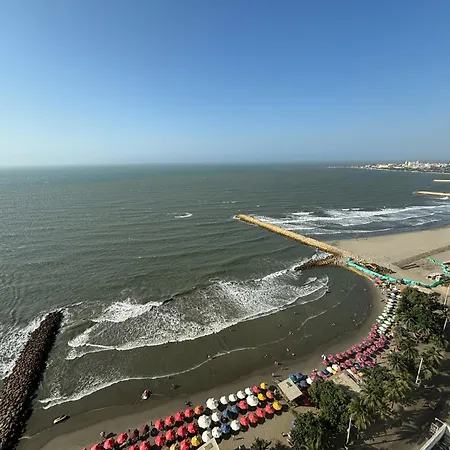 Palmetto Eliptic Lujo En Piso Alto Con Vista Al Mar Y Ciudad Amurallada * Cartagena