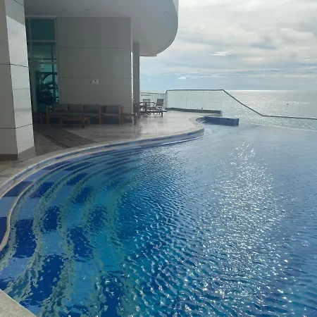 Apartamento Palmetto Eliptic Lujo En Piso Alto Con Vista Al Mar Y Ciudad Amurallada Cartagena